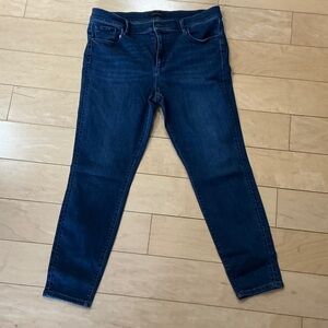 Ann Taylor Blue Skinny Jeans